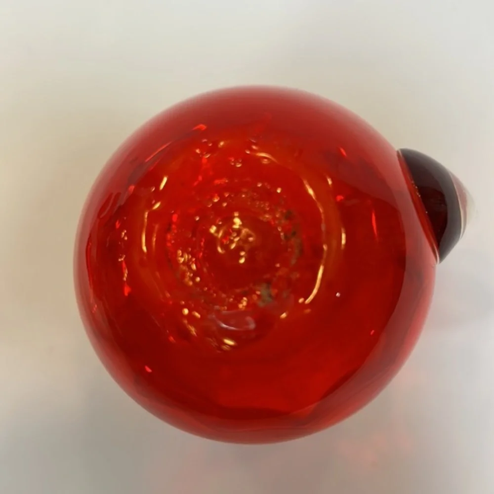 Hand Blown Red Mini Pitcher - Picture 4 of 6